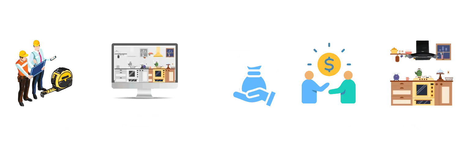 Modular kitchen installation in Chennai by LivLux Interiors